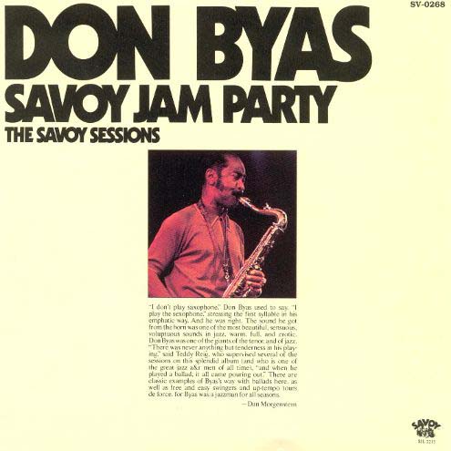 Album art work of Savoy Jam Party - The Savoy Sessions by Don Byas