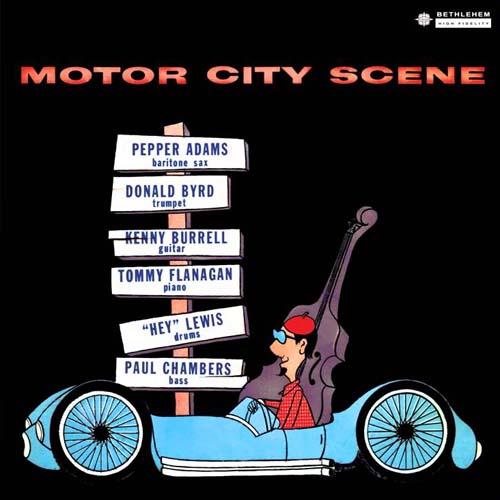 Album art work of Motor City Scene by Donald Byrd & Pepper Adams