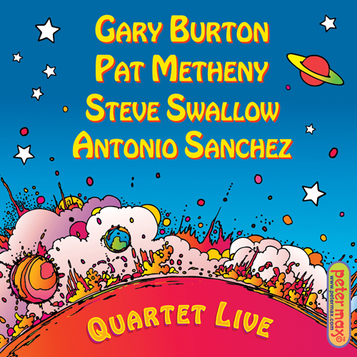Album art work of Quartet Live by Gary Burton & Pat Metheny