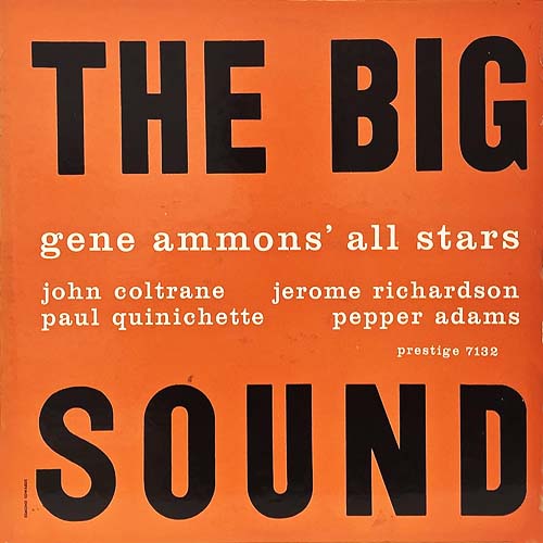 Album art work of The Big Sound by Gene Ammons