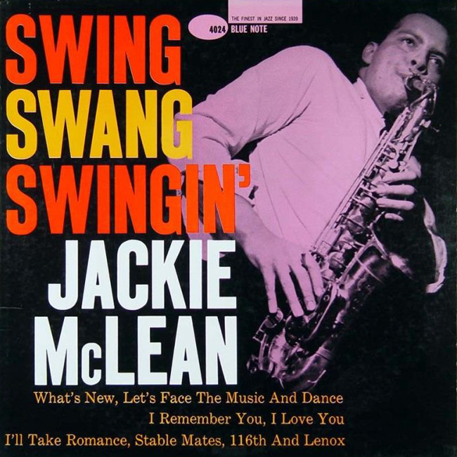 Album art work of Swing, Swang, Swingin' by Jackie McLean