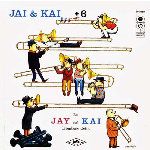 Album art work of Jay & Kai + 6 by J.J. Johnson & Kai Winding