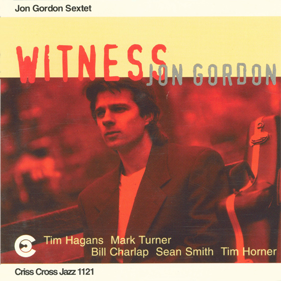 Album art work of Witness by Jon Gordon