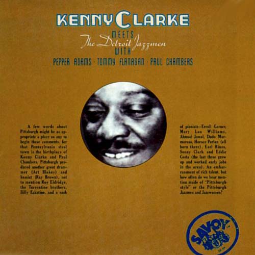 Album art work of Meets The Detroit Jazz Men by Kenny Clarke