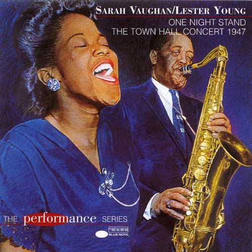 Album art work of One Night Stand by Lester Young & Sarah Vaughan