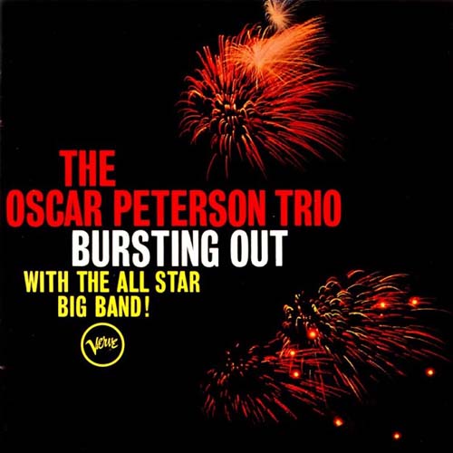 Album art work of Bursting Out With The All-Star Big Band! by Oscar Peterson