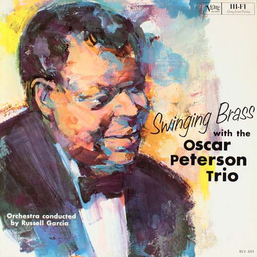 Album art work of Swinging Brass by Oscar Peterson