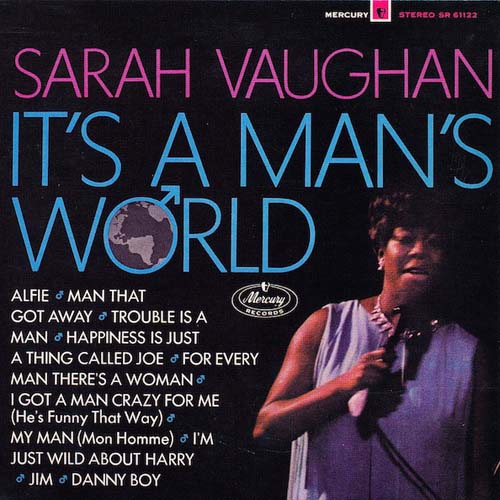 Album art work of It's A Man's World by Sarah Vaughan