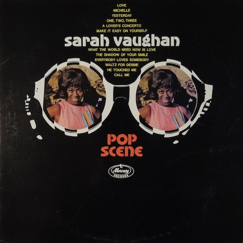 Album art work of The New Scene by Sarah Vaughan