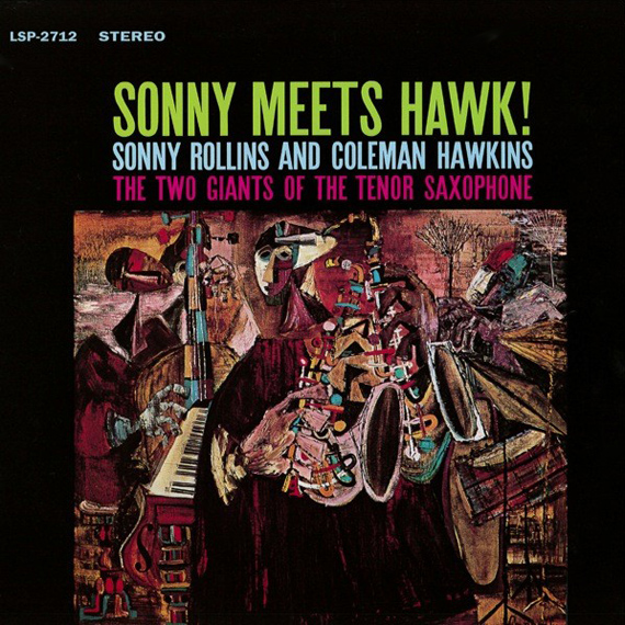 Album art work of Sonny Meets Hawk! by Sonny Rollins