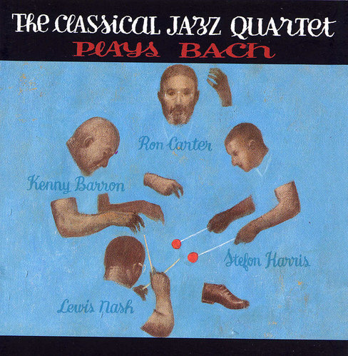 Album art work of Plays Bach by The Classical Jazz Quartet