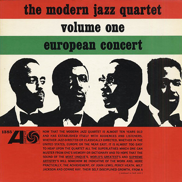 Album art work of European Concert by The Modern Jazz Quartet
