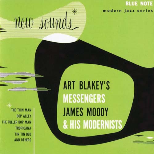 Album art work of New Sounds by Art Blakey & James Moody