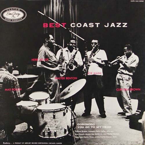 Album art work of Best Coast Jazz by Clifford Brown