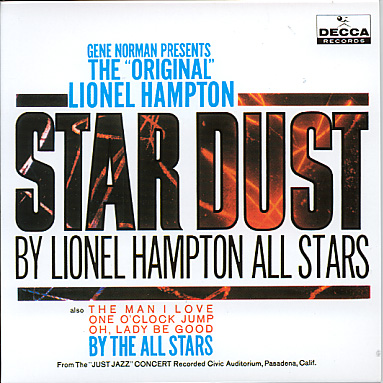 Album art work of Gene Norman Presents: Just Jazz by Lionel Hampton