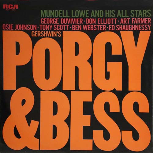 Album art work of Porgy & Bess by Mundell Lowe
