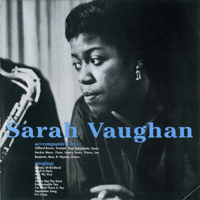 Album art work of Sarah Vaughan With Clifford Brown by Sarah Vaughan